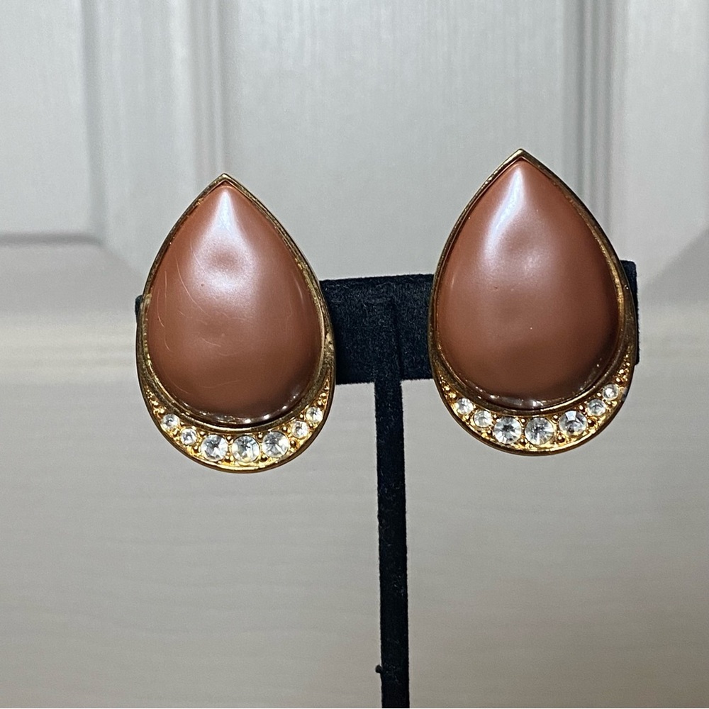 Vintage Yves Saint Laurent Teardrop Earrings
